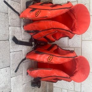 Vintage LIFELINE offshore boat racing life jackets